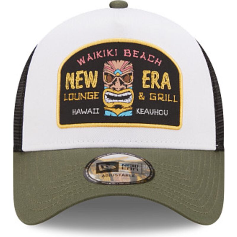 mutsid-kumer-roheline-snapback-a-frame-location-icon-hawaii-new-era