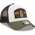 mutsid-kumer-roheline-snapback-a-frame-location-icon-hawaii-new-era