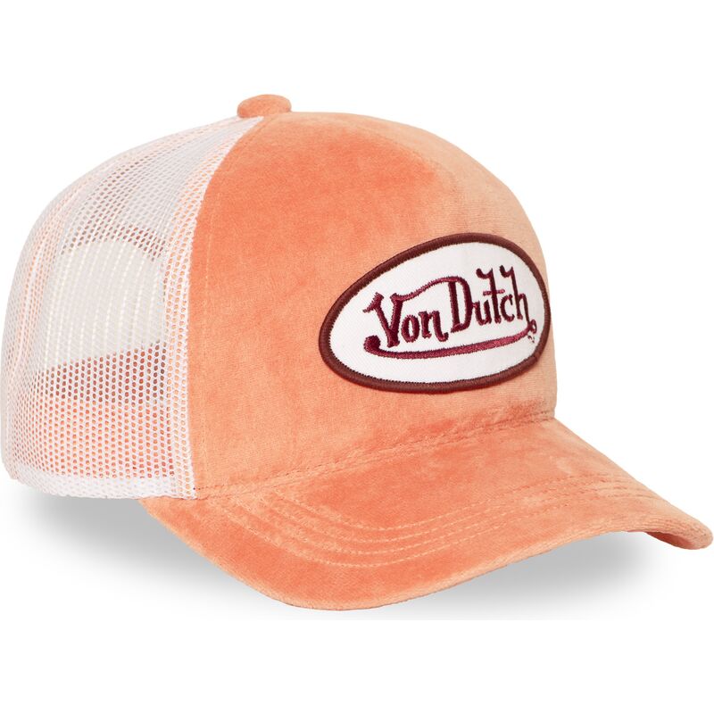 gorra-trucker-naranja-y-blanca-kylie-pe-de-von-dutch gorra-trucker-naranja-y-blanca-kylie-pe-de-von-dutch