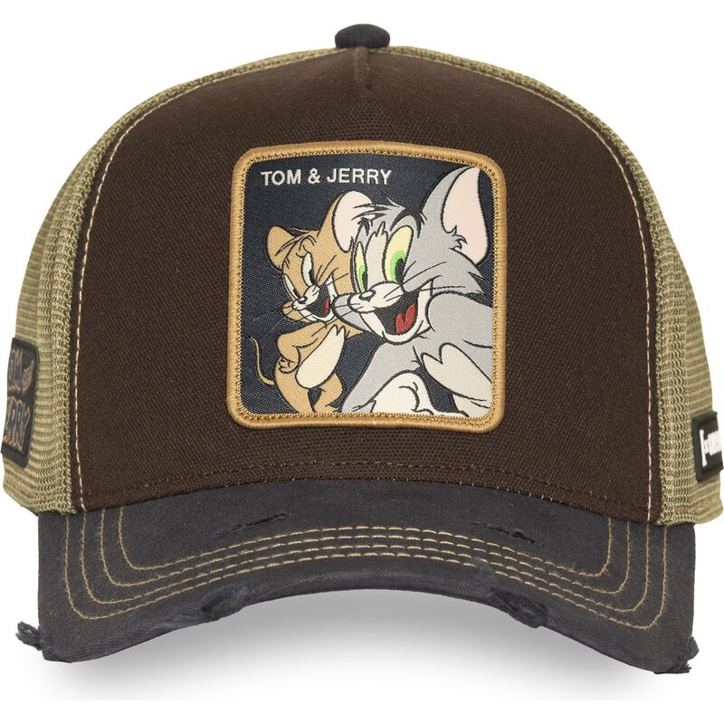 mutsid-kumer-pruun-snapback-taj9-jat-tom-ja-jerry-looney-tunes-capslab