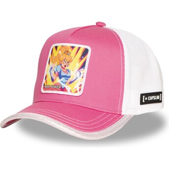 Mütsid kumer roosa snapback PRI7 Max Power Bros. Printsess Peach Super Mario Bros. Capslab