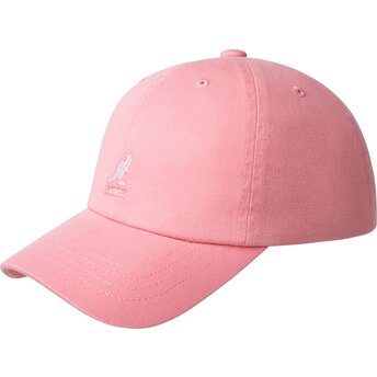 Mütsid kumer roosa reguleeritav Washed Baseball Pepto Kangol