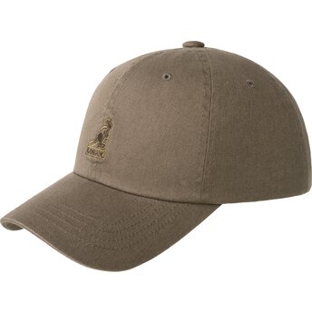 Mütsid kumer hall reguleeritav Washed Baseball Smog Kangol