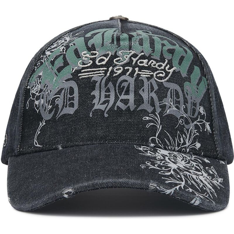 mutsid-kumer-must-reguleeritav-distressed-floral-gothic-ed-hardy