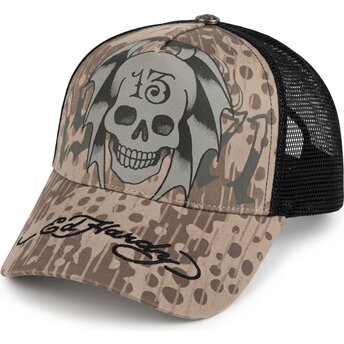 Mütsid kumer hall snapback 13 Skull Ed Hardy