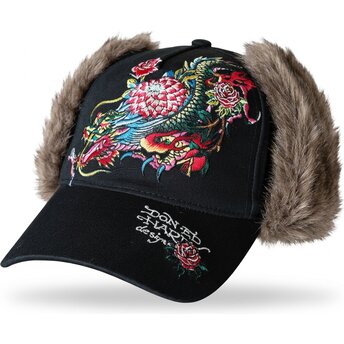 Mütsid kumer must liibuv Crawling Trapper Ed Hardy