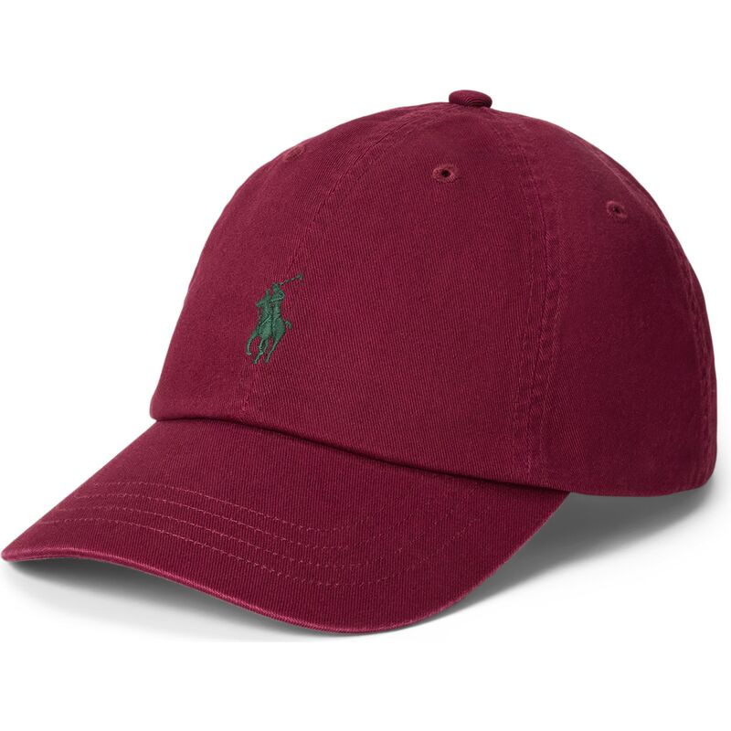 mutsid-kumer-punane-reguleeritav-cotton-chino-classic-sport-polo-ralph-lauren