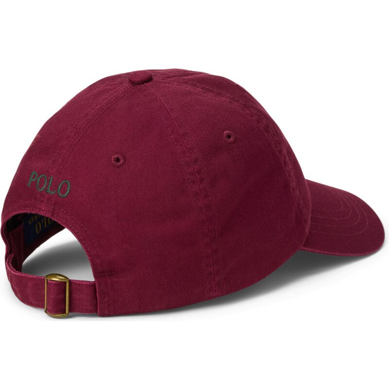 mutsid-kumer-punane-reguleeritav-cotton-chino-classic-sport-polo-ralph-lauren