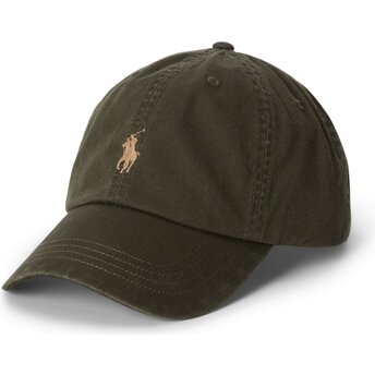 Mütsid kumer roheline reguleeritav Cotton Chino Classic Sport Polo Ralph Lauren