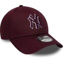 mutsid-kumer-punane-reguleeritav-9forty-team-outline-new-york-yankees-mlb-new-era