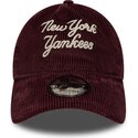 mutsid-kumer-punane-reguleeritav-9twenty-a-frame-cord-script-new-york-yankees-mlb-new-era