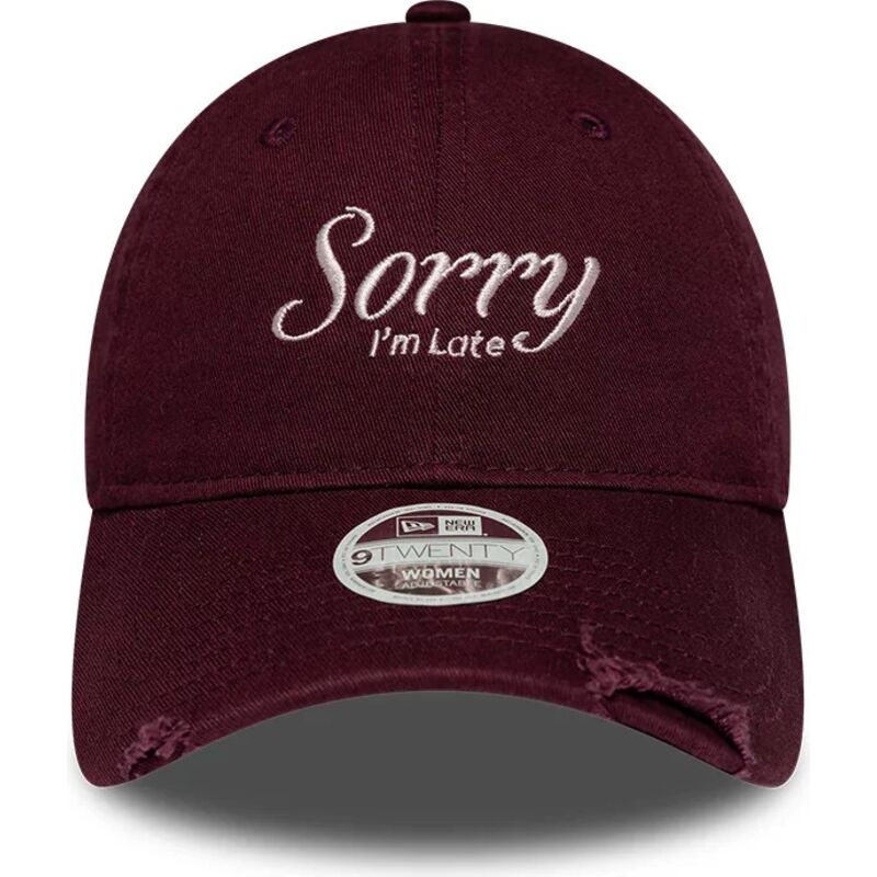 mutsid-kumer-punane-reguleeritav-9twenty-slogan-sorry-i-m-late-new-era
