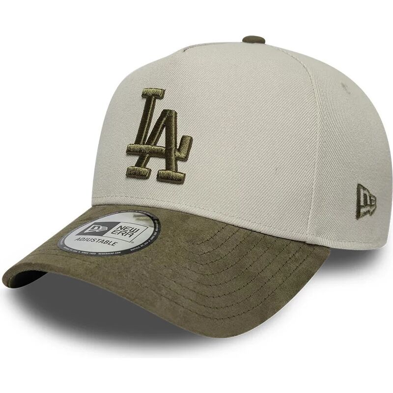 mutsid-kumer-roheline-snapback-9forty-e-frame-suede-visor-los-angeles-dodgers-mlb-new-era