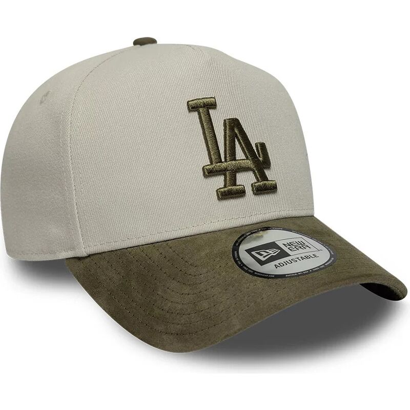 mutsid-kumer-roheline-snapback-9forty-e-frame-suede-visor-los-angeles-dodgers-mlb-new-era