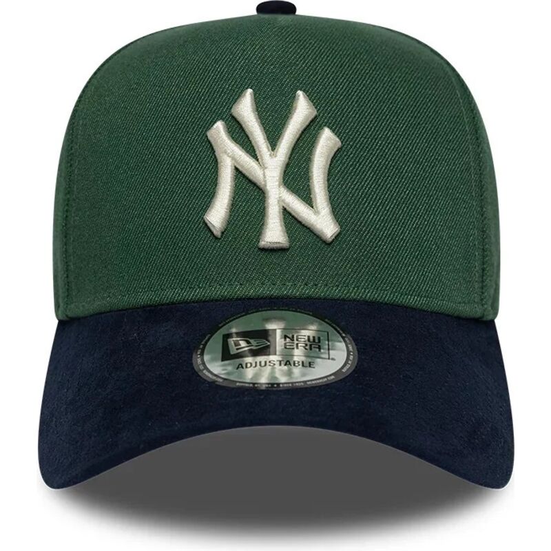 mutsid-kumer-roheline-snapback-9forty-e-frame-suede-visor-new-york-yankees-mlb-new-era