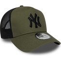 mutsid-kumer-roheline-snapback-a-frame-league-essential-new-york-yankees-mlb-new-era