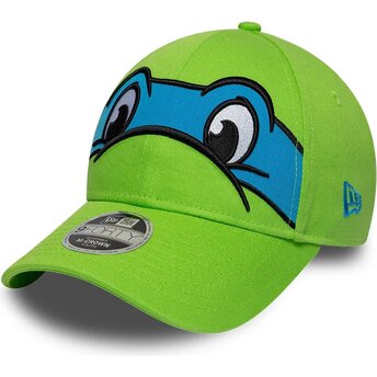 Mütsid kumer roheline snapback lastele 9FORTY M-Crown Face Leonardo Tortugas Ninja New Era
