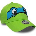 mutsid-kumer-roheline-snapback-lastele-9forty-m-crown-face-leonardo-tortugas-ninja-new-era