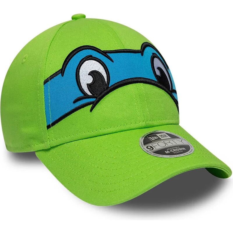 mutsid-kumer-roheline-snapback-lastele-9forty-m-crown-face-leonardo-tortugas-ninja-new-era