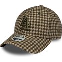 mutsid-kumer-roheline-reguleeritav-9forty-m-crown-houndstooth-los-angeles-dodgers-mlb-new-era