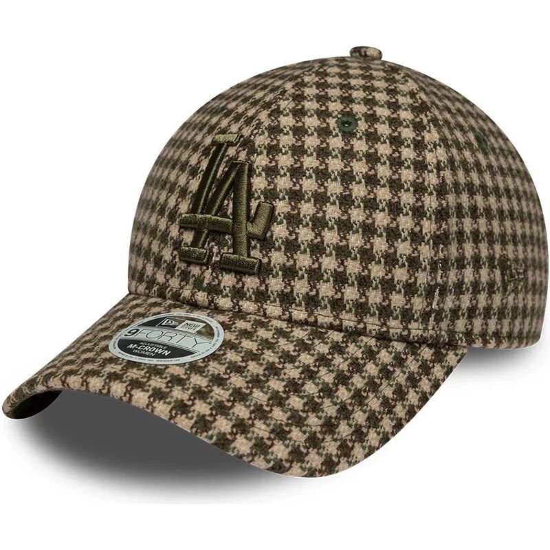 mutsid-kumer-roheline-reguleeritav-9forty-m-crown-houndstooth-los-angeles-dodgers-mlb-new-era