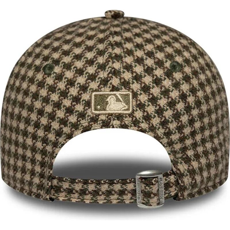 mutsid-kumer-roheline-reguleeritav-9forty-m-crown-houndstooth-los-angeles-dodgers-mlb-new-era