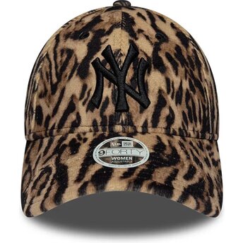 Mütsid kumer leopard reguleeritav 9FORTY Ocelot Print New York Yankees MLB New Era