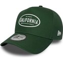 mutsid-kumer-roheline-snapback-9forty-e-frame-rubber-california-los-angeles-new-era