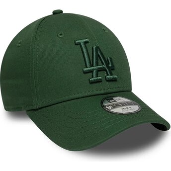 Mütsid kumer roheline reguleeritav lastele 9FORTY League Essential Los Angeles Dodgers MLB New Era