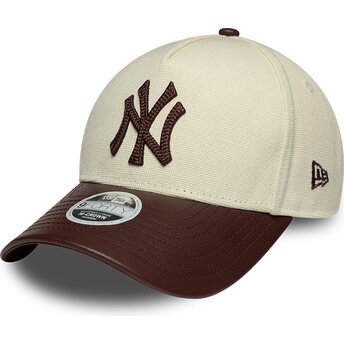 Mütsid kumer beež reguleeritav 9FORTY M-Crown Fabric Mix New York Yankees MLB New Era