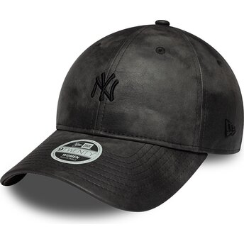 Mütsid kumer must reguleeritav 9TWENTY Washed PU New York Yankees MLB New Era