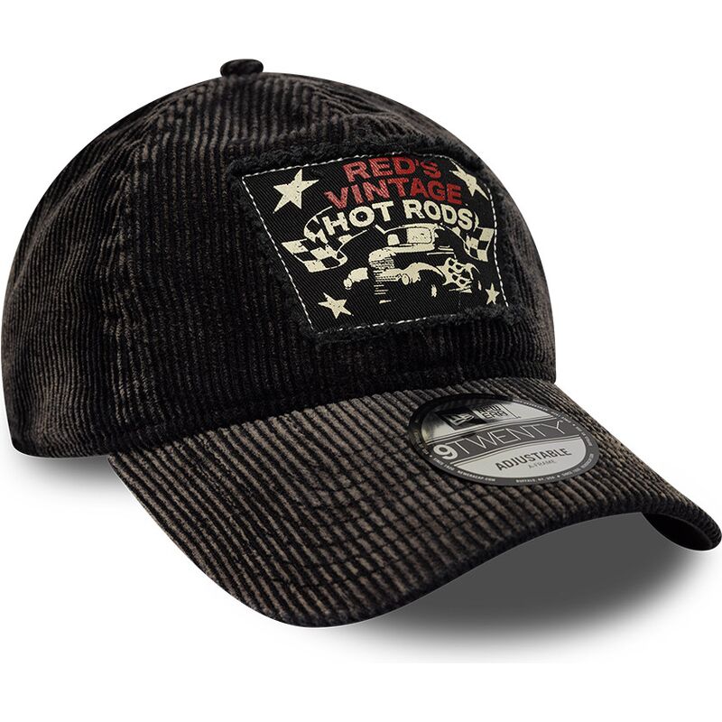 mutsid-kumer-must-reguleeritav-9twenty-patch-acid-cord-hot-rods-new-era