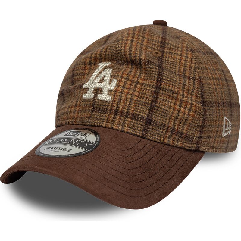 mutsid-kumer-pruun-reguleeritav-9twenty-mix-check-los-angeles-dodgers-mlb-new-era