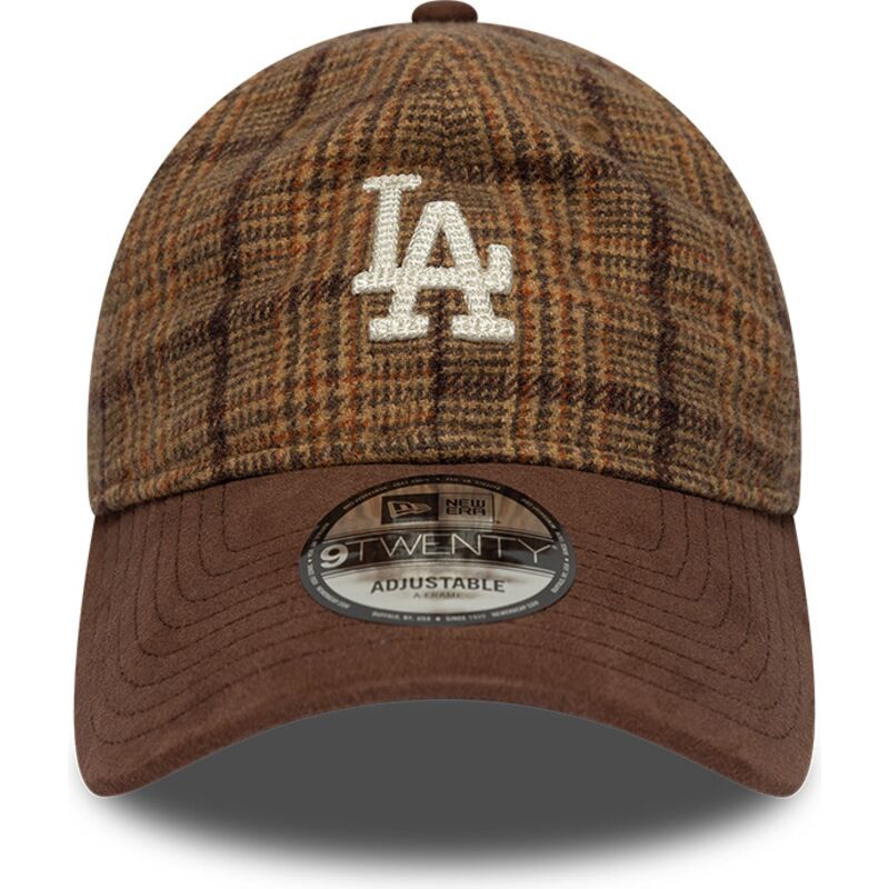 mutsid-kumer-pruun-reguleeritav-9twenty-mix-check-los-angeles-dodgers-mlb-new-era