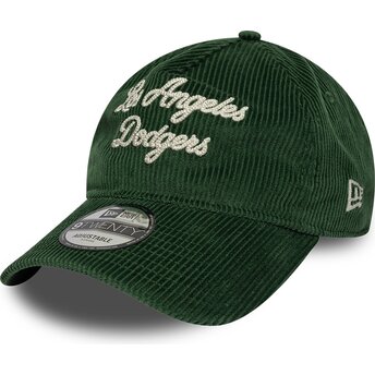 Mütsid kumer roheline reguleeritav 9TWENTY A Frame Cord Script Los Angeles Dodgers MLB New Era