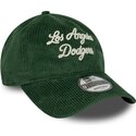 mutsid-kumer-roheline-reguleeritav-9twenty-a-frame-cord-script-los-angeles-dodgers-mlb-new-era