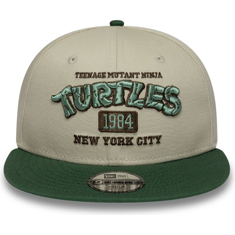 mutsid-lame-roheline-snapback-lastele-9fifty-tortugas-ninja-new-era