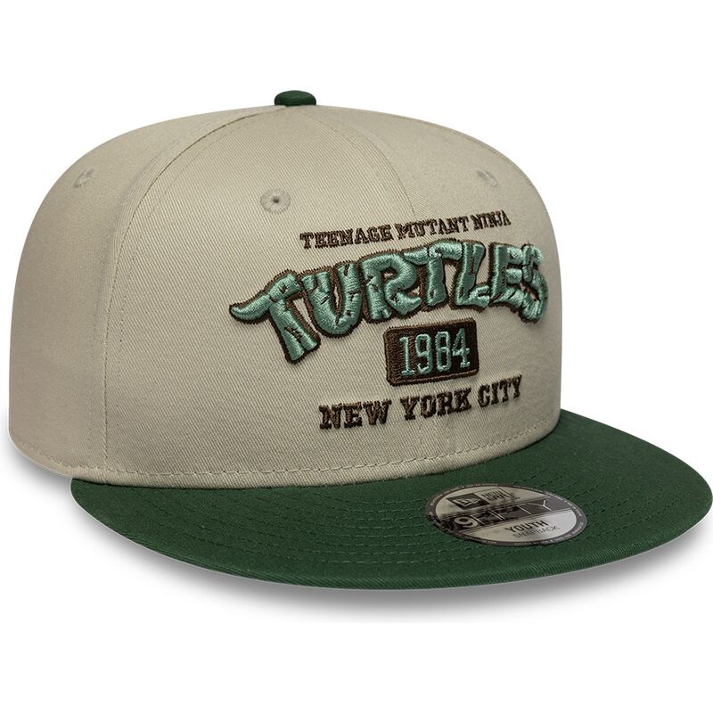 mutsid-lame-roheline-snapback-lastele-9fifty-tortugas-ninja-new-era