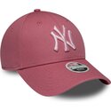 mutsid-kumer-roosa-reguleeritav-9forty-league-essential-cas-new-york-yankees-mlb-new-era