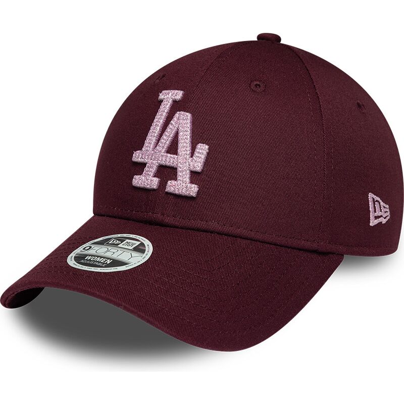 mutsid-kumer-punane-reguleeritav-rosa-9forty-metallic-los-angeles-dodgers-mlb-new-era