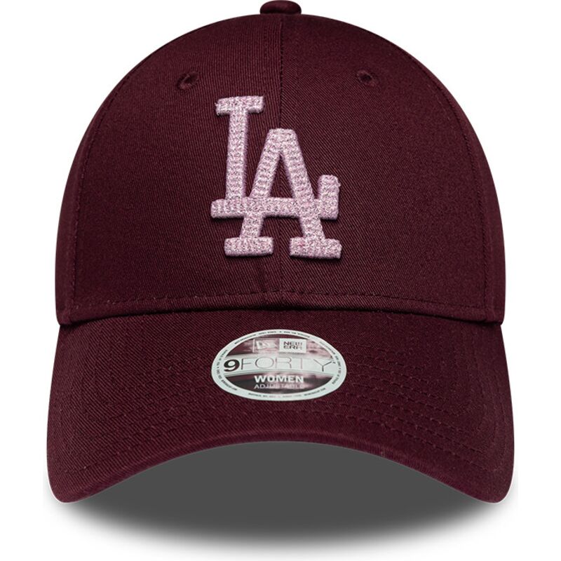 mutsid-kumer-punane-reguleeritav-rosa-9forty-metallic-los-angeles-dodgers-mlb-new-era