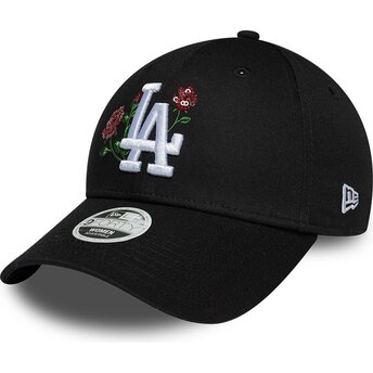 Mütsid kumer must snapback 9FORTY Rose Sequin Los Angeles Dodgers MLB New Era