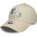 mutsid-kumer-beez-snapback-9forty-rose-sequin-new-york-yankees-mlb-new-era