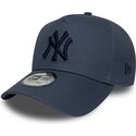 mutsid-kumer-sinine-snapback-9forty-e-frame-league-essential-new-york-yankees-mlb-new-era