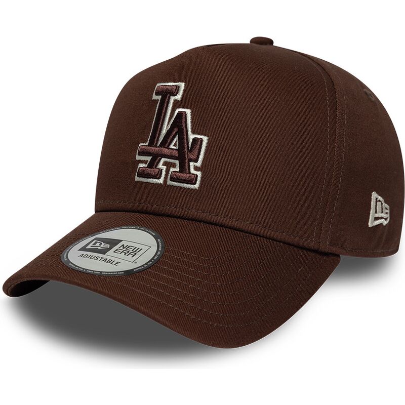 mutsid-kumer-pruun-snapback-9forty-e-frame-team-outline-los-angeles-dodgers-mlb-new-era