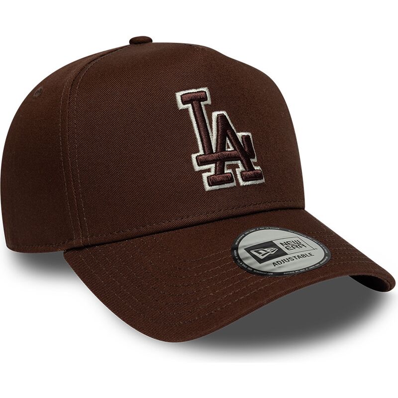 mutsid-kumer-pruun-snapback-9forty-e-frame-team-outline-los-angeles-dodgers-mlb-new-era