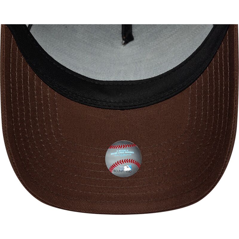 mutsid-kumer-pruun-snapback-9forty-e-frame-team-outline-los-angeles-dodgers-mlb-new-era