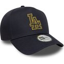 mutsid-kumer-meresinine-snapback-9forty-dorado-e-frame-metallic-outline-los-angeles-dodgers-mlb-new-era