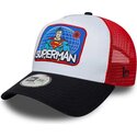 mutsid-kumer-mitmevarviline-snapback-lastele-a-frame-patch-superman-dc-comics-new-era