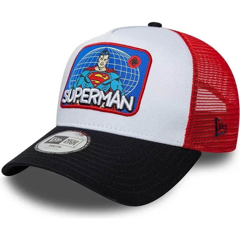 mutsid-kumer-mitmevarviline-snapback-lastele-a-frame-patch-superman-dc-comics-new-era